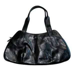 HOBO Elegant Black Leather Shoulder Bag